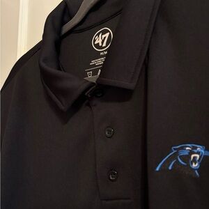 Carolina Panthers NFL | ‘47 Brand Black Polo Shirt